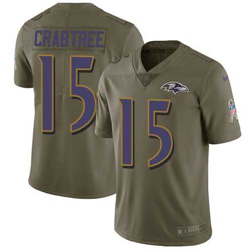 Nike Ravens 15 Michael Crabtree Olive Salute To Service Limited Jersey Dzhi,We sell and wholesale Nike Ravens 15 Michael Crabtree Olive Salute To Service Limited Jersey Dzhi on line form chian!